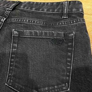Bottega Veneta Black Gray Slim Denim Jeans Size 46 IT or 28-29 US